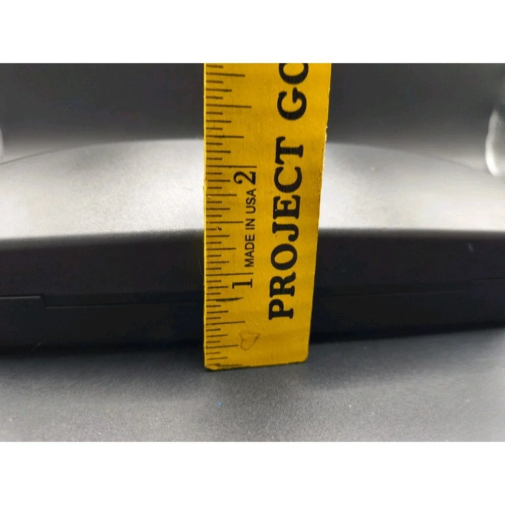 Nike Vision Black Hard Eyeglasses Case Made in Italy MD Circa 2023 Felt Inside